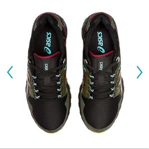 ASICS camouflage running shoes